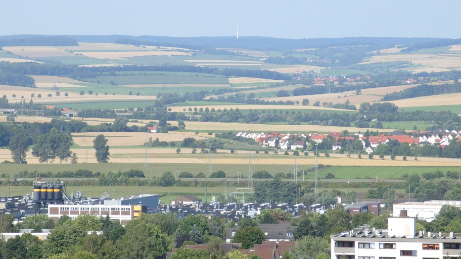 Panorama Blick ins Leinetal